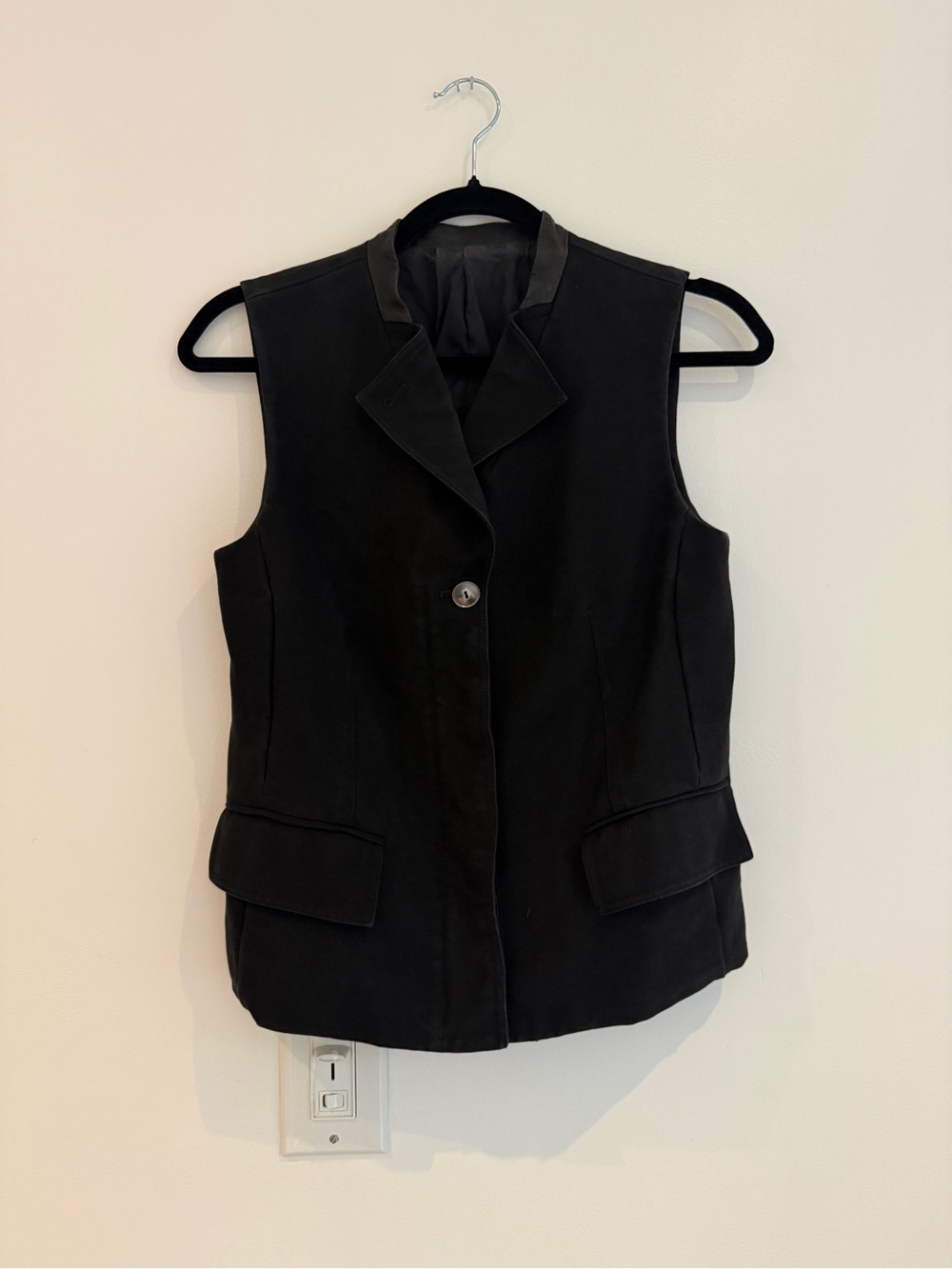 Alexander Wang Sleeveless Tailored Suit Vest Top
